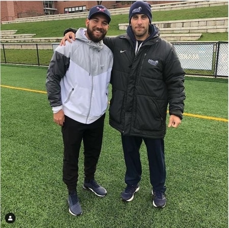 Jordan Levine with his assistant coach